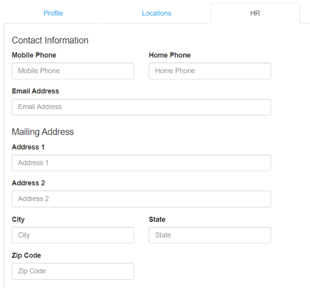 A screenshot of a contact form Description automatically generated