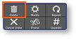 Delete button on calculator interface