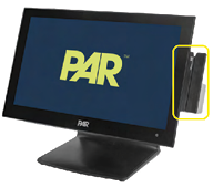 PAR register with card reader