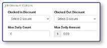 Job Discount Options