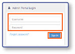 Admin Portal Login