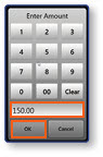 Enter Amount keypad