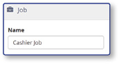 Job name field