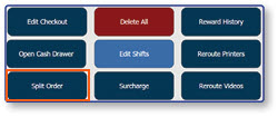 Split Order menu option