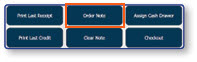 Order Note option in menu