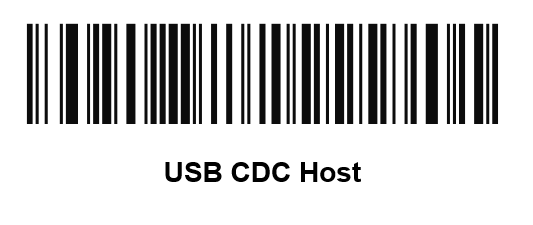 USB CDC Host barcode