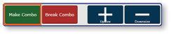 Make Combo and Break Combo buttons