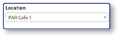 Location dropdown