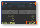 Order summary with Balance Due