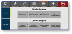 Menu options